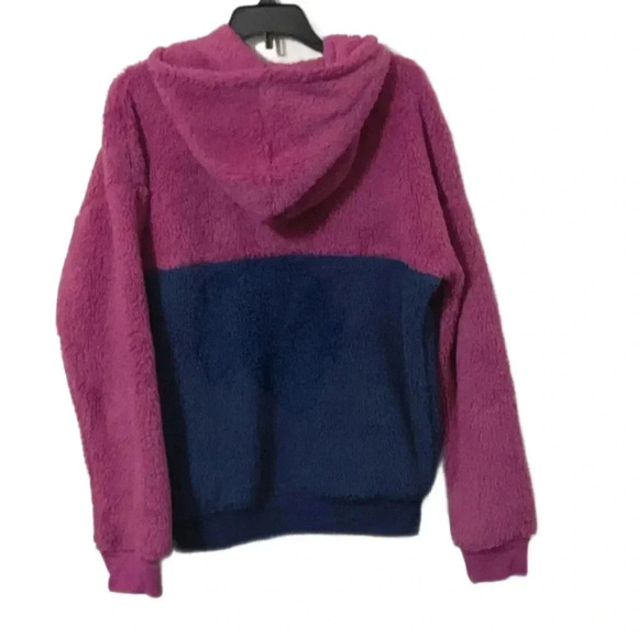 ideology Big and Little Girls Colorblocked Faux-Sherpa Zip Jacket. 2T, 6, S & XL - Picture 2 of 6